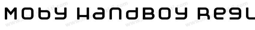 Moby HandBoy Regular字体转换